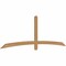 Ekena Millwork Bellingham Timber Gable Bracket, Western Red Cedar, 96"W x 32"H x 1 1/2"D x 3 1/2"F, 8/12 Pitch GBW096X32X0204BEL00SWR - alternate 3